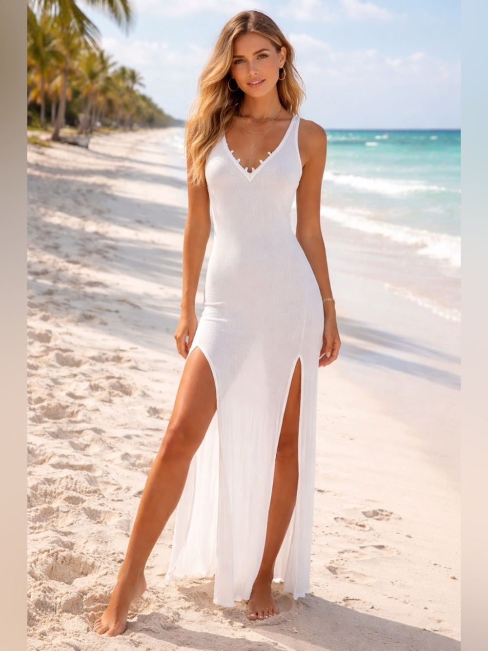 Miken Swim Cover Maxi Dress